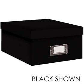 Pioneer B-1 Photo / Video Storage Box - holds over 1,100 photos up to 4'' x 7'' or 10 VHS videos Solid Color