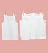 5 Pack - Older Girls' Pure Cotton Sleeveless Vests