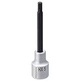 プロクソン(PROXXON) ヘックスビットソケット 1/2" ロング(100mm) 5mm No.83482