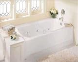 American Standard 2460.028WC.011 Arctic Cambridge Cambridge 5? Alcove EverClean System I Whirlpool Tub with Left Hand Drain 2460.028WC by American Standard