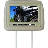 Boss HIR9.2T Universal Headrest with Pre-Installed 9.2 Widescreen TFT Monitor (Tan)