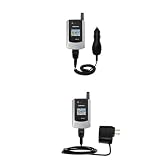 Essential Kit for the Samsung SCH-A795 - includes Car and Wall Charger with Rapid Charge Technology - Gomadic Brand w/ TipExchange Technology
