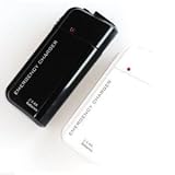Black Emergency Battery Charger iPhone 3G 3GS w/ Flashlight