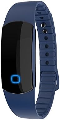 Comcome 25-30 days standby time Fitness Track, Waterproof Smart Bracelet Activity Tracker Sport Wrist With Signal light (Blue)