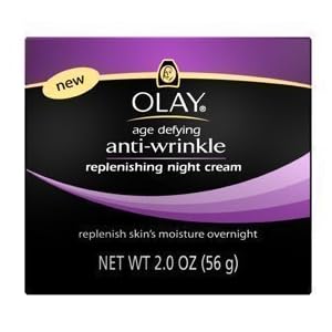Olay Age Defying Anti-Wrinkle Replenishing Night Cream, 2 oz.