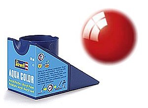 Childrens Toyshop  Spielwaren : Revell 36131 - Aqua Color - Aqua Color feuerrot, glänzend - RAL 3000