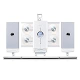 jWIN White 4-CD/MP3 CD Changer System w/ iPod Docking System