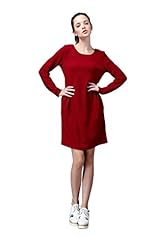 Plus Size Sexy Long Sleeves Round Neck  Dress