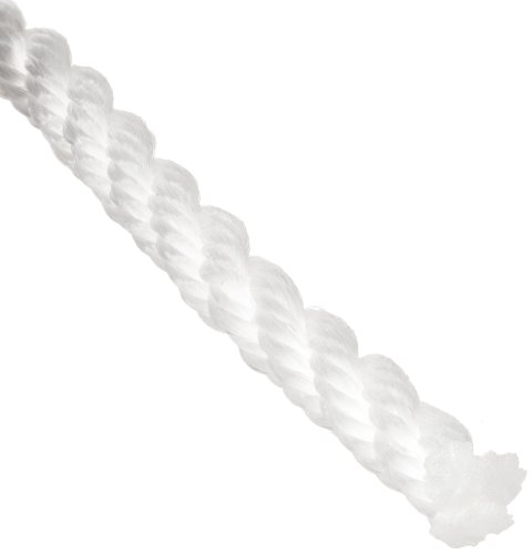 Rope king tp-3850wb twisted poly rope - white / bagged - 3/8 inch…