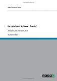 Zu: Adalbert Stifters "Granit": Analyse und Interpretation - Julia Ramirez Perez