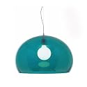 Kartell 9030K1 Leuchte FL/Y transparent, petroleum blau