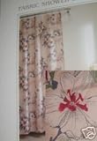 Floral Fabric Shower Curtain Magnolia