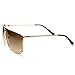 zeroUV - Modern Fashion Square Flat Top Metal Aviator Sunglasses