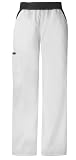 Scrubs – Cherokee Flex-I-Bles Flare Leg Scrub Pant,White, Large Reviews