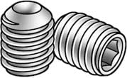 5/16-18x1/2 Socket Set Screw Flat Pt UNC Alloy Steel / Black, Pack of 25