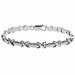 Sterling Silver X Link Tennis Bracelet