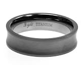 Titanium Ring with matte polish. Width: 6mm