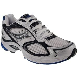 Saucony - Mens ProGrid OMNI 6 Ultimate - Color White Silver Navy by Saucony