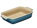 Read Le Creuset Stoneware Rectangular Dish, Teal, 18 cm Details Le Creuset Stoneware Rectangular Dish, Teal, 18 cm