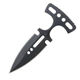 Undercover Magnum Push Dagger, Black,S/S Handle,Nylon Sheath