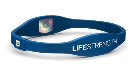 LifeStrength Negative Ion Bracelet, Blue, Large