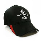 Ford Shelby GT500 Red Strip Black Baseball Hat