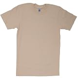 American Apparel - Fine Jersey Short Sleeve T-Shirt, Crème, L