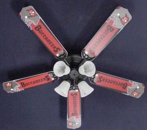 Ceiling Fan Designers 52FAN-NFL-TAM NFL Tampa Bay Buccaneers Bucs Ceiling Fan 52 In.