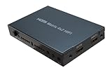 HDMI 4x2 True Matrix Powered Switch with Hi-Fi SPDIF Digital Stereo Audio Output and Remte Control - Broadcasts HDMI signa...