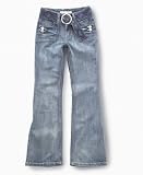 Vanilla Star Girls Lace Belted Jeans