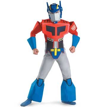  Child Optimus Prime Deluxe Transformers Costume