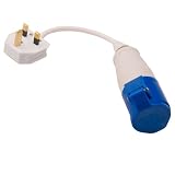 Mains Adapter - 13 Amp Plug to Caravan Mains Socket