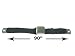 2-Point Lap Seat Belt, Black, 90 Inch Length, with Chrome Lift Latch