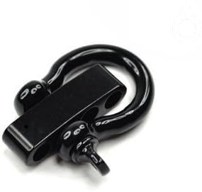 Yacooler 10PCS Black Color Stainless Steel Bow Shackle + 4 Holes Adjuster for Survival Bracelets