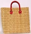 Moroccan Straw Summer Beach / Shopper / Tote Bag