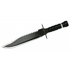 Herbertz �berlebens.-Messer., schwarz, Metallgriff