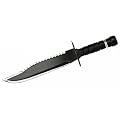 Herbertz �berlebens.-Messer., schwarz, Metallgriff