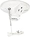 EATON Wiring 667-SP 660-Watt 125-volt Medium Base Ceiling Receptacle Lamp Holder with Pull Chain, Porcelain, White