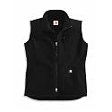 Women's Carhartt Zipper Sleeveless Durable Textured-Polyester Fleece Work Vest