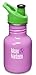 Klean Kanteen 12 oz Stainless Steel Water Bottle (Sports Cap 3.0 in Bright Green) - Cactus Flower