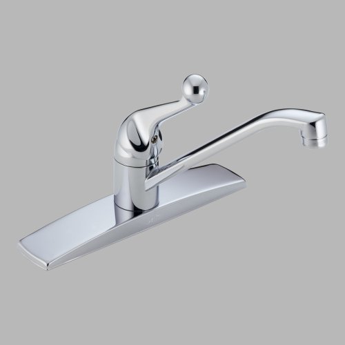 Delta Faucet 100-WF Classic, Single Handle Kitchen Faucet, Chrome