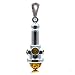 Certified Genuine Multicolor Amber and Sterling Silver Designer Pendant