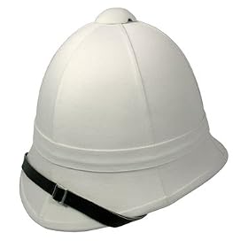 British-Zulu War Pith Helmet White One-Size