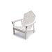 Jack Post JN-20W Jennings Adirondack Chair, White