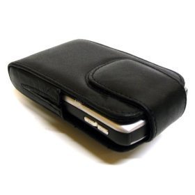 BlueHarbor Lambskin Leather Case with Rotating Clip for Apple iPhone 3G 3GS