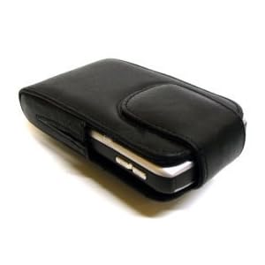 BlueHarbor Lambskin Leather Case with Rotating Clip for Apple iPhone 3G 3GS 4 4G