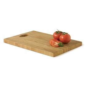 Lipper International 18-Inch Bamboo Cutting Board with Cut Out Handle by Lipper