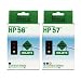 Remanufactured HP 56 & 57 Ink Cartridges Combo 2-Pak: 1 Black / 1 Color