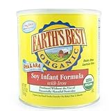 Earth's Best Baby Food Organic Soy Infant Formula with Iron DHA ARA