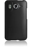 HTC Inspire 4G Rubberized Shield Hard Case - Black (Free HandHelditems Sketch Universal Stylus Pen)